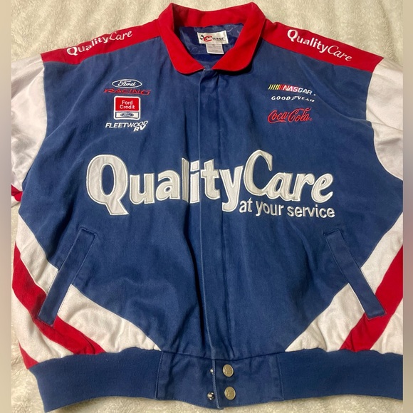 Nascar Ford Racing Quality Care Jacket XL NWOT - Picture 4 of 10